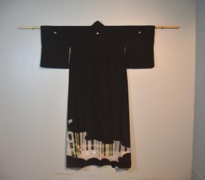 Japanese Vintage Silk Tomosode Kimono
