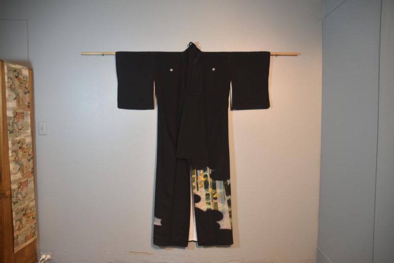 Japanese Vintage Silk Tomosode Kimono - Image 6