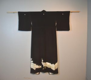 Japanese Vintage Silk Tomosode Kimono