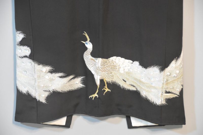 Japanese Vintage Silk Tomosode Kimono - Image 2