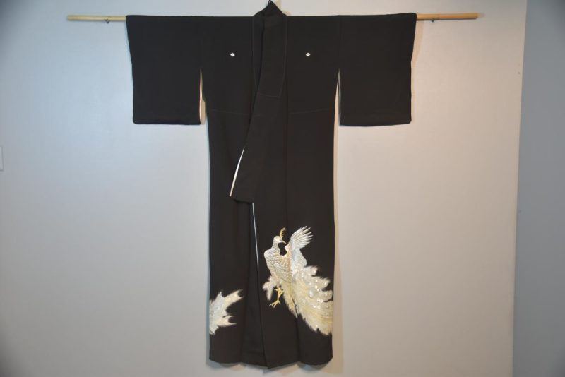 Japanese Vintage Silk Tomosode Kimono - Image 3