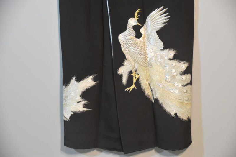 Japanese Vintage Silk Tomosode Kimono - Image 8