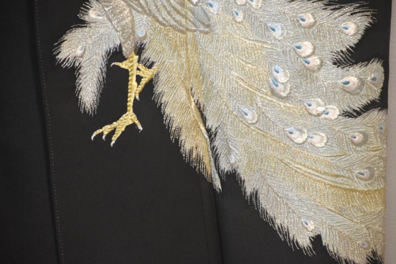 Japanese Vintage Silk Tomosode Kimono - Image 6