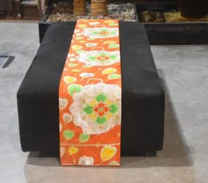 Vintage Japanese Obi Sash Table Runner