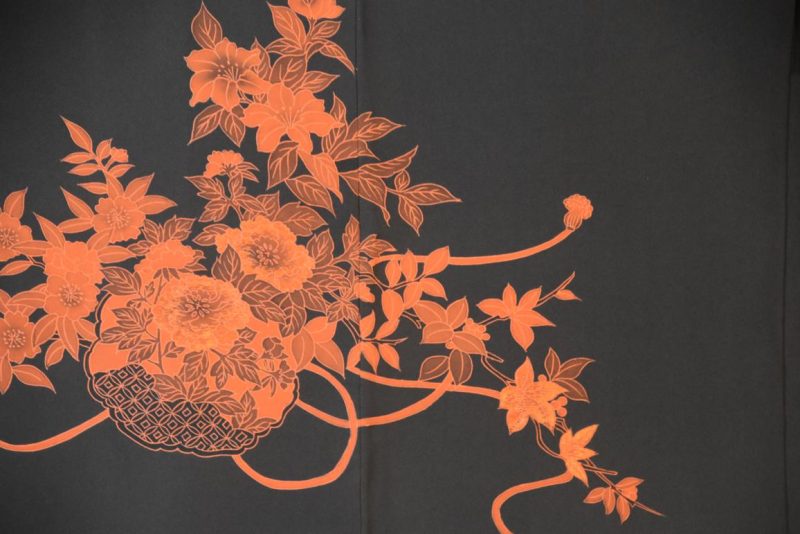 Japanese Vintage Silk Haori Jacket - Image 2