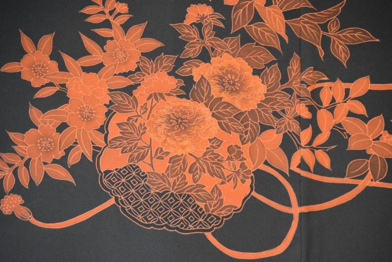 Japanese Vintage Silk Haori Jacket - Image 6