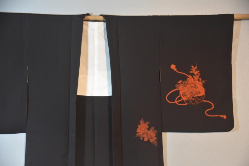 Japanese Vintage Silk Haori Jacket - Image 3