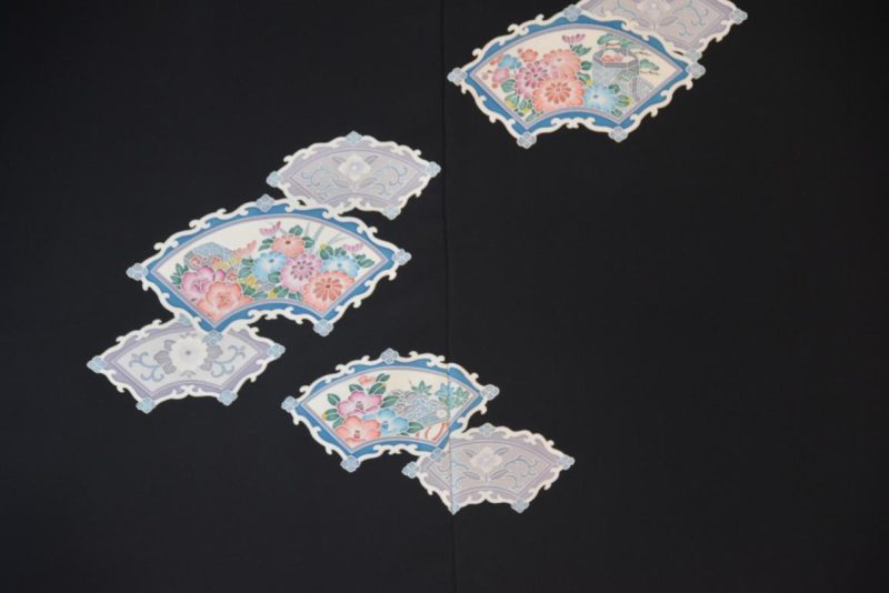 Japanese Vintage Silk Haori Jacket - Image 2