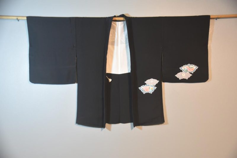 Japanese Vintage Silk Haori Jacket - Image 4