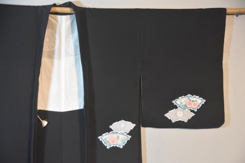 Japanese Vintage Silk Haori Jacket - Image 3