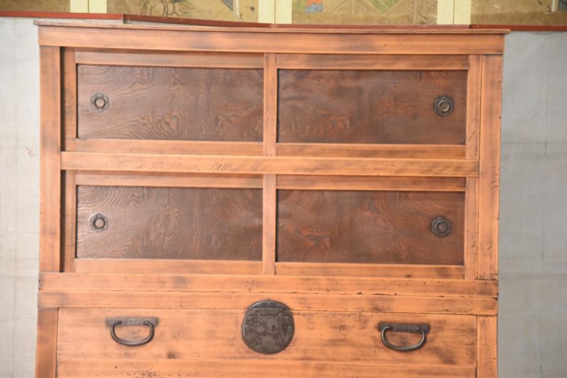 Antique Gifu Region 2 Section Merchants Chest Width:1095mm - Image 13