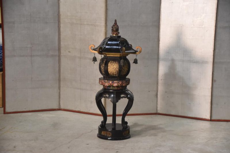 Antique Lacquered Temple Lantern Height:1130mm - Image 20