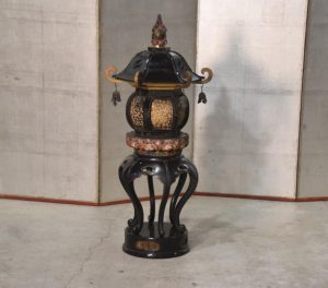 Antique Lacquered Temple Lantern Height:1130mm