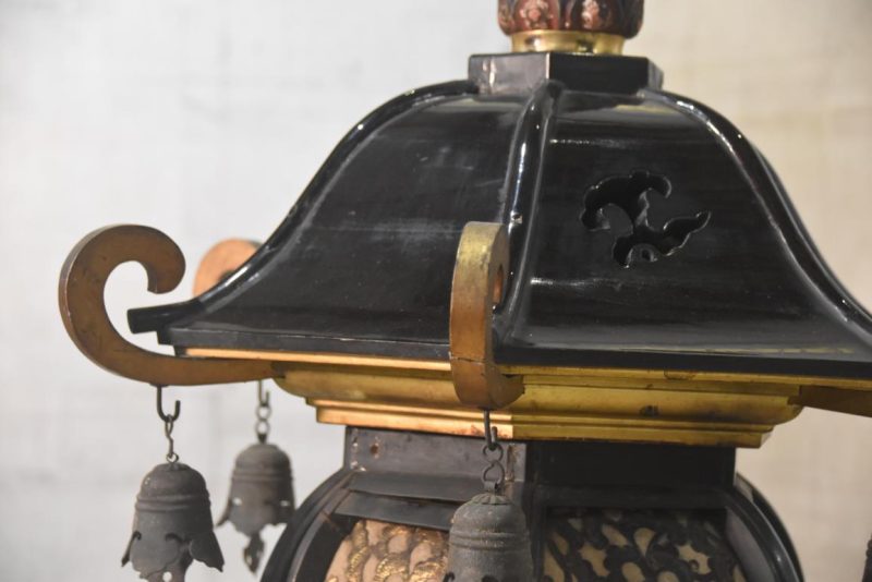 Antique Lacquered Temple Lantern Height:1130mm - Image 16