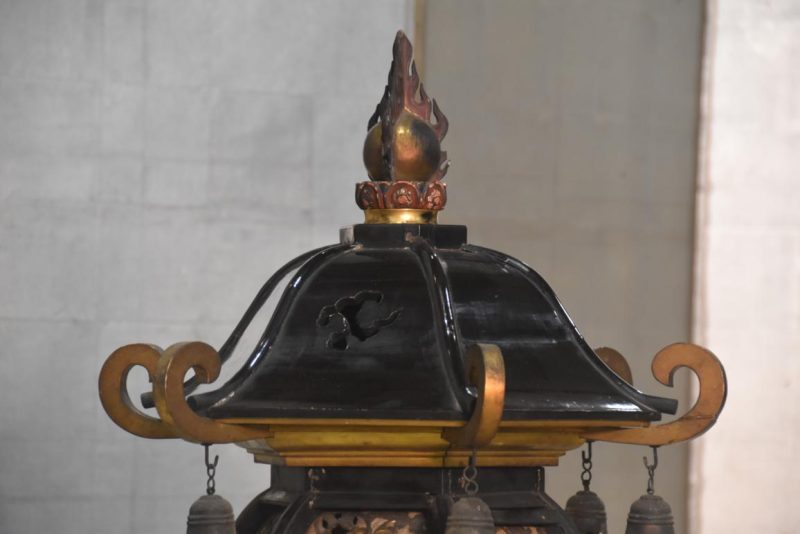 Antique Lacquered Temple Lantern Height:1130mm - Image 5