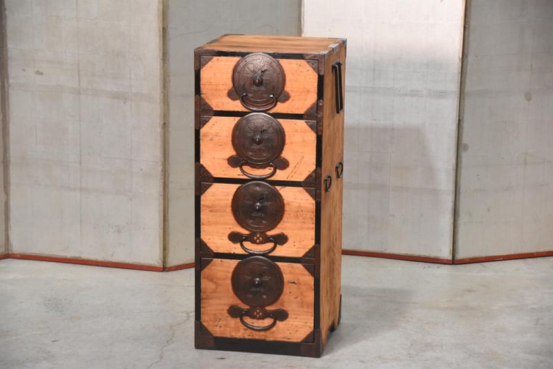 Antique Narrow Clothing Chest Width:390mm - Image 2