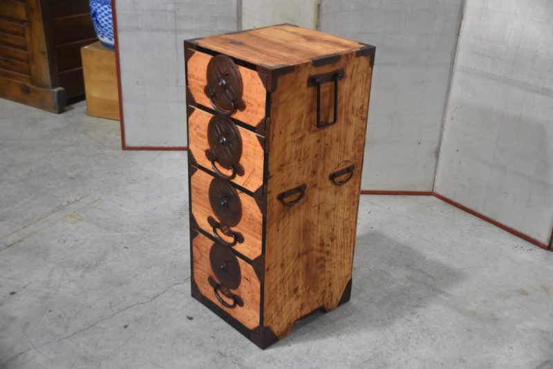 Antique Narrow Clothing Chest Width:390mm - Image 7