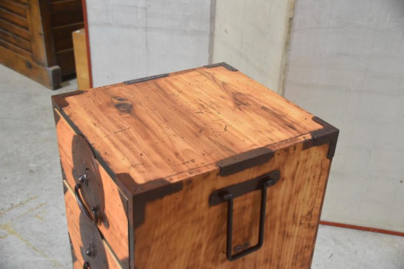 Antique Narrow Clothing Chest Width:390mm - Image 6
