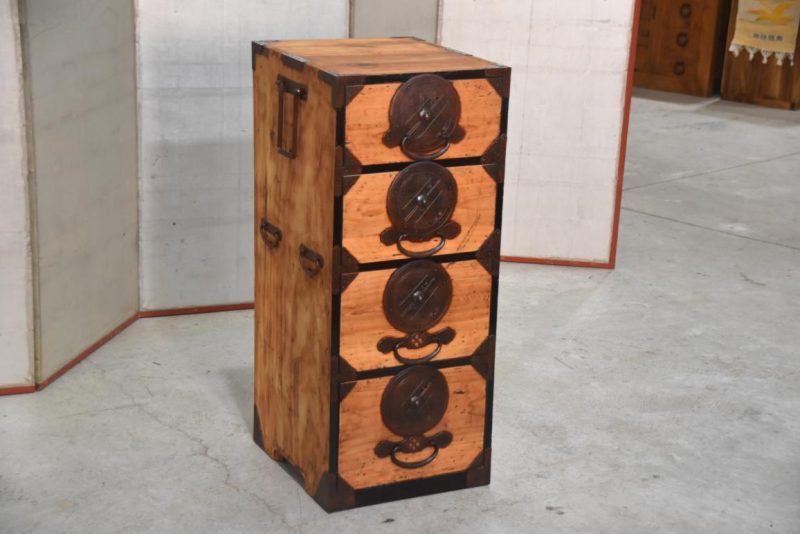 Antique Narrow Clothing Chest Width:390mm - Image 3