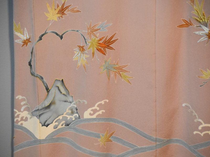 Japanese Vintage Silk Kimono - Image 11