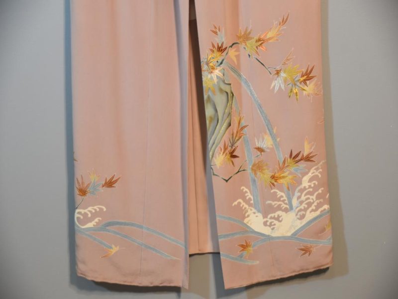 Japanese Vintage Silk Kimono - Image 9