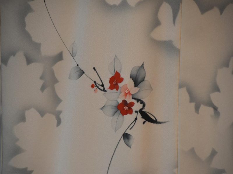Japanese Vintage Silk Kimono - Image 2