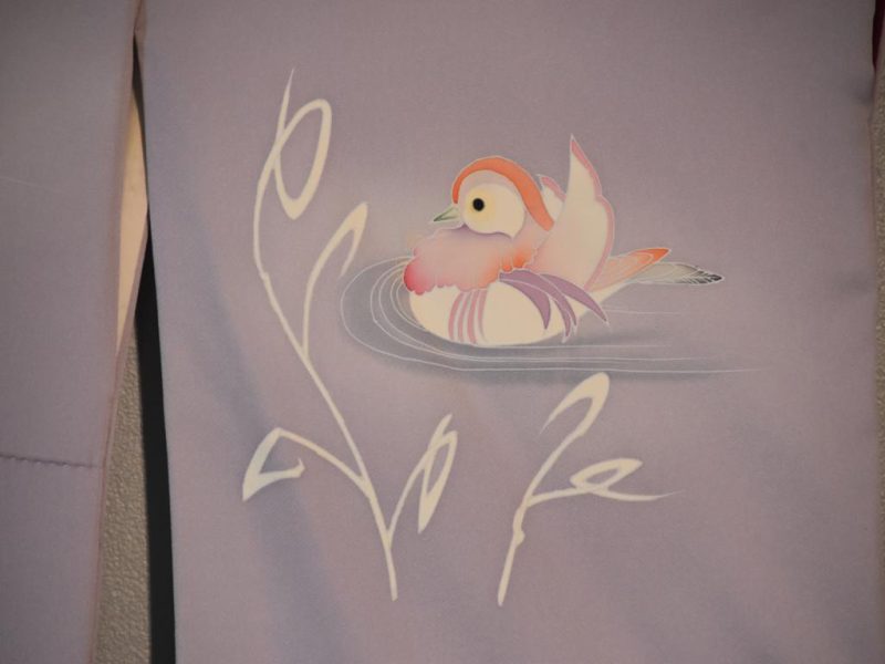 Japanese Vintage Silk Kimono - Image 9