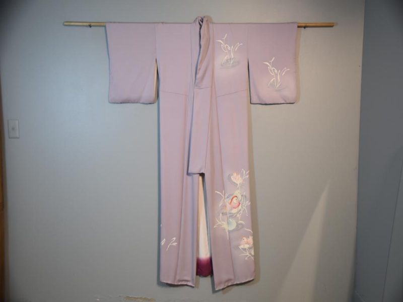 Japanese Vintage Silk Kimono - Image 3