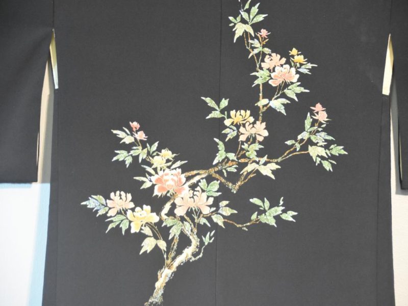 Japanese Vintage Silk Haori Jacket - Image 6
