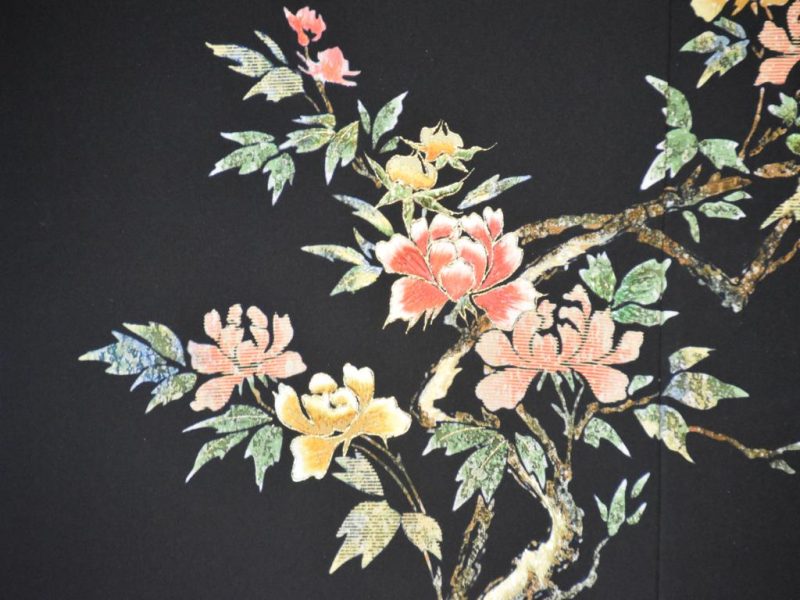 Japanese Vintage Silk Haori Jacket - Image 2