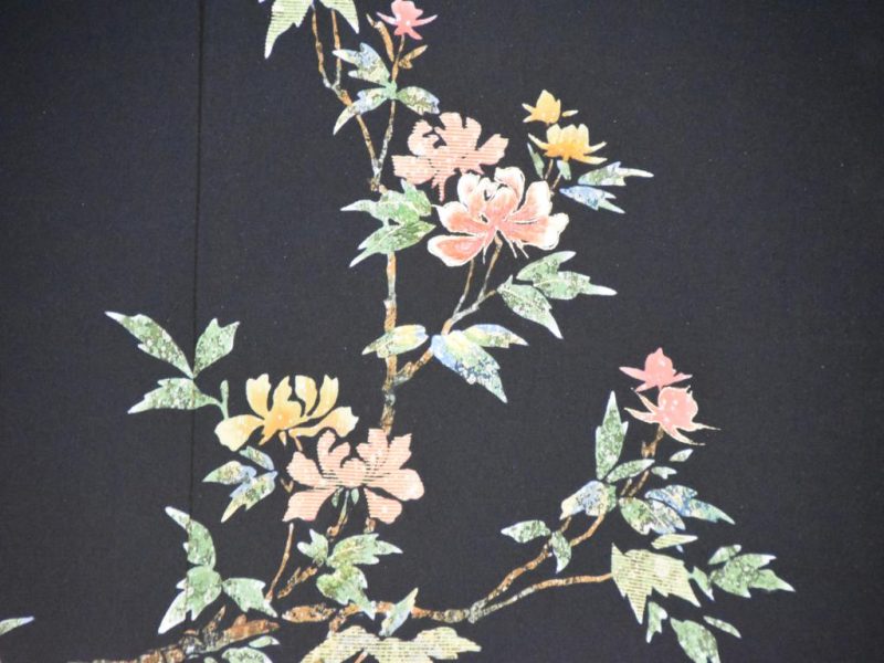 Japanese Vintage Silk Haori Jacket - Image 3