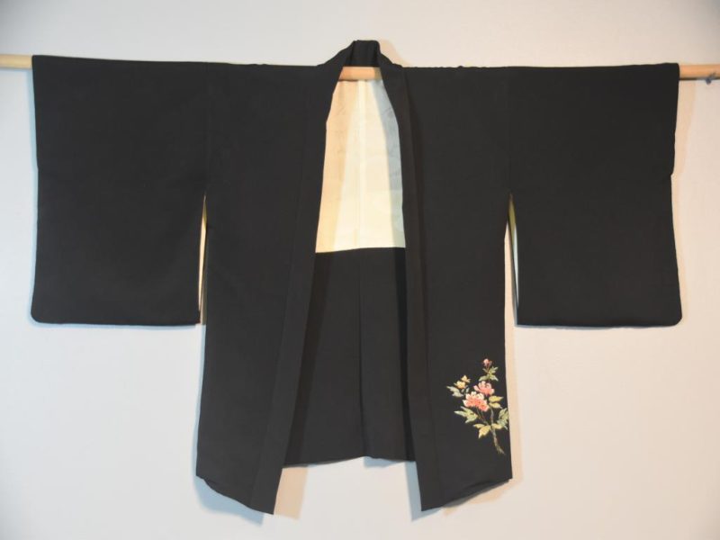 Japanese Vintage Silk Haori Jacket - Image 4