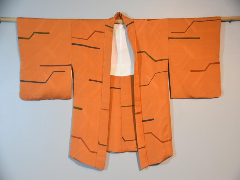 Japanese Vintage Silk Haori Jacket - Image 4
