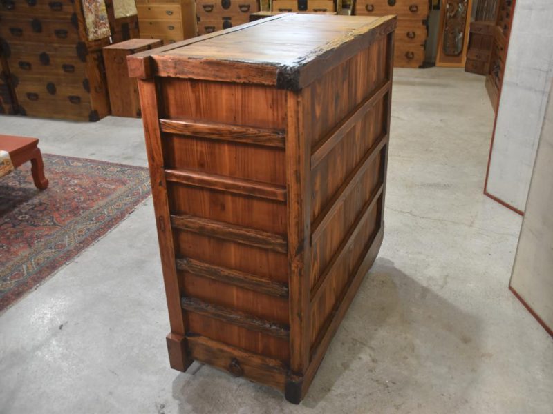 Antique Japanese Wheeled Chest Width:1080mm - Image 12