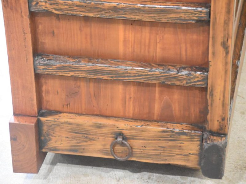 Antique Japanese Wheeled Chest Width:1080mm - Image 11