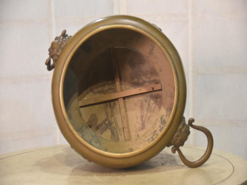 Vintage Japanese Bronze and Wood Hibachi Width:270mm - Image 12