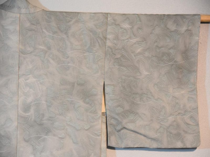 Japanese Vintage Silk Jacquard Haori Jacket - Image 8