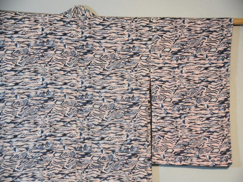 Japanese Vintage Silk Haori Jacket - Image 9