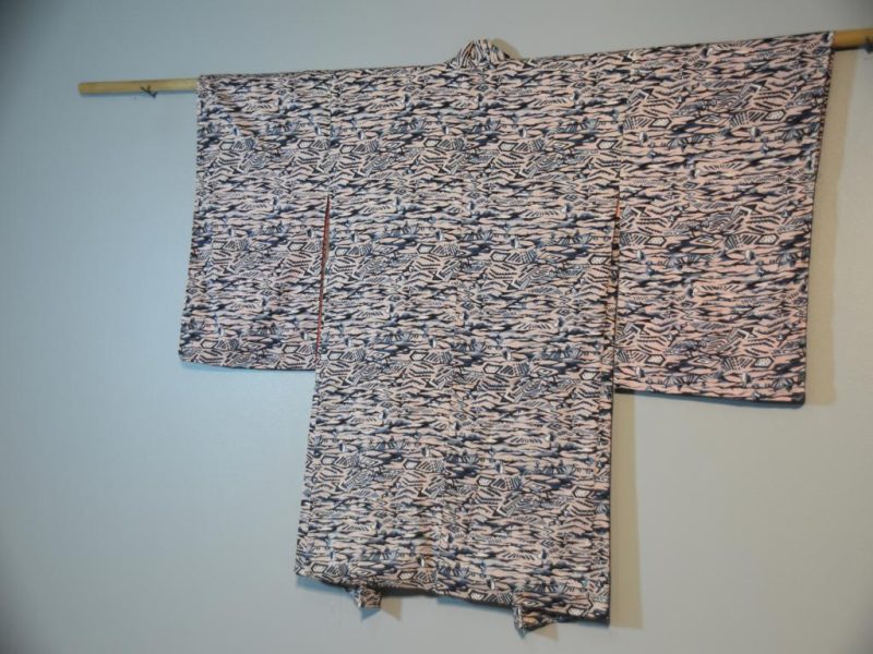 Japanese Vintage Silk Haori Jacket - Image 8