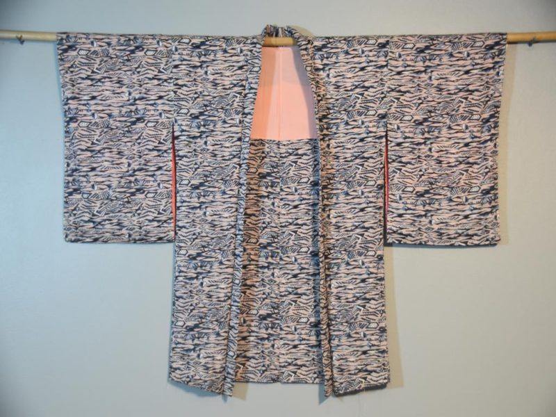 Japanese Vintage Silk Haori Jacket - Image 3