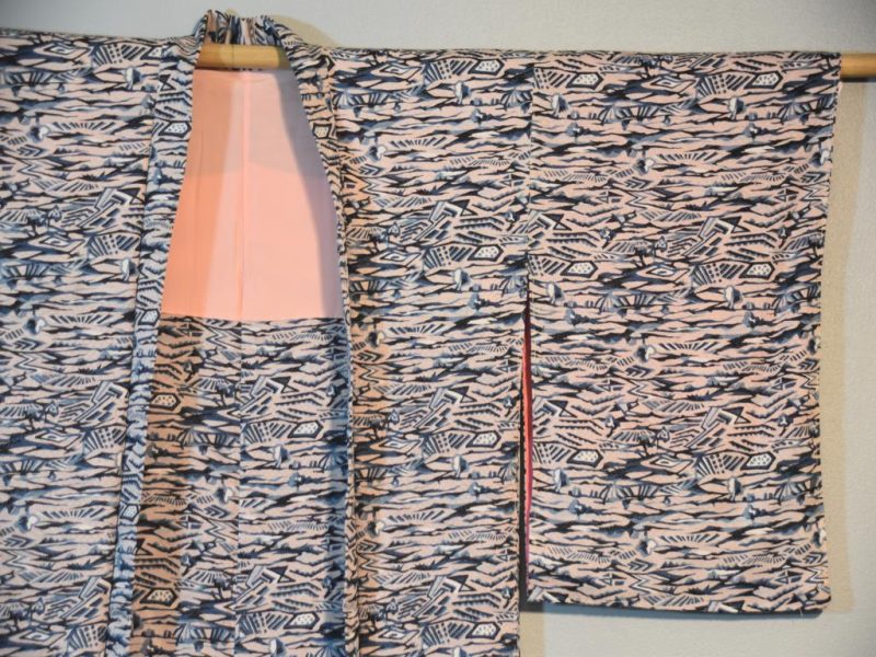 Japanese Vintage Silk Haori Jacket - Image 7