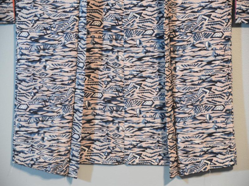 Japanese Vintage Silk Haori Jacket - Image 5