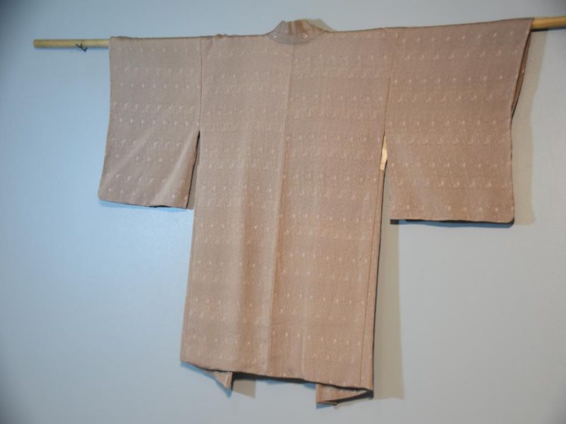 Japanese Vintage Silk Jacquard Haori Jacket - Image 6