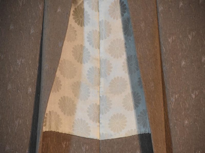 Japanese Vintage Silk Jacquard Haori Jacket - Image 3