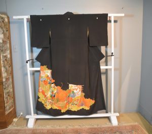 Japanese Vintage Silk Tomosode Kimono