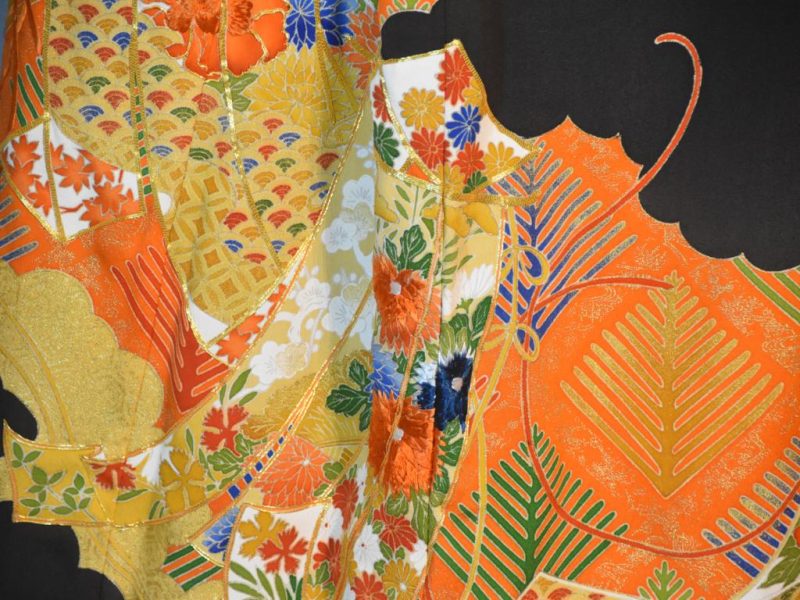 Japanese Vintage Silk Tomosode Kimono - Image 7