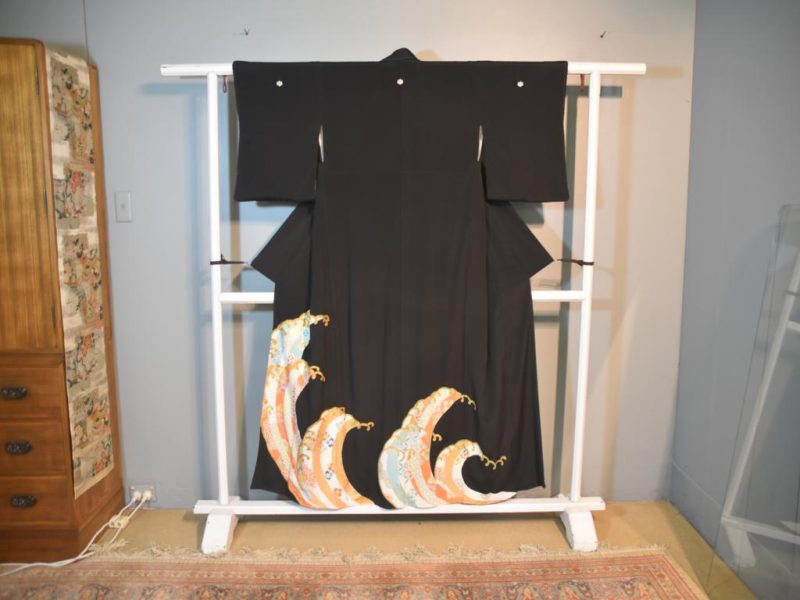 Japanese Vintage Silk Tomosode Kimono