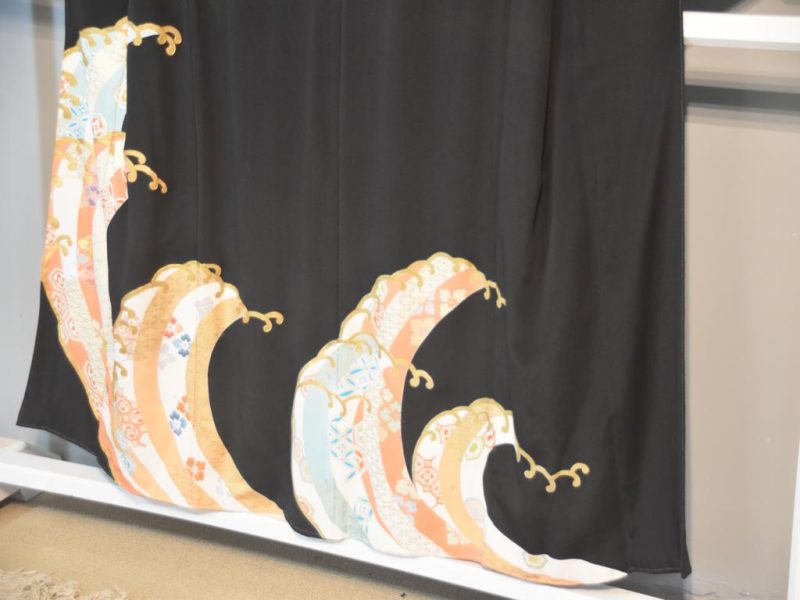 Japanese Vintage Silk Tomosode Kimono - Image 8