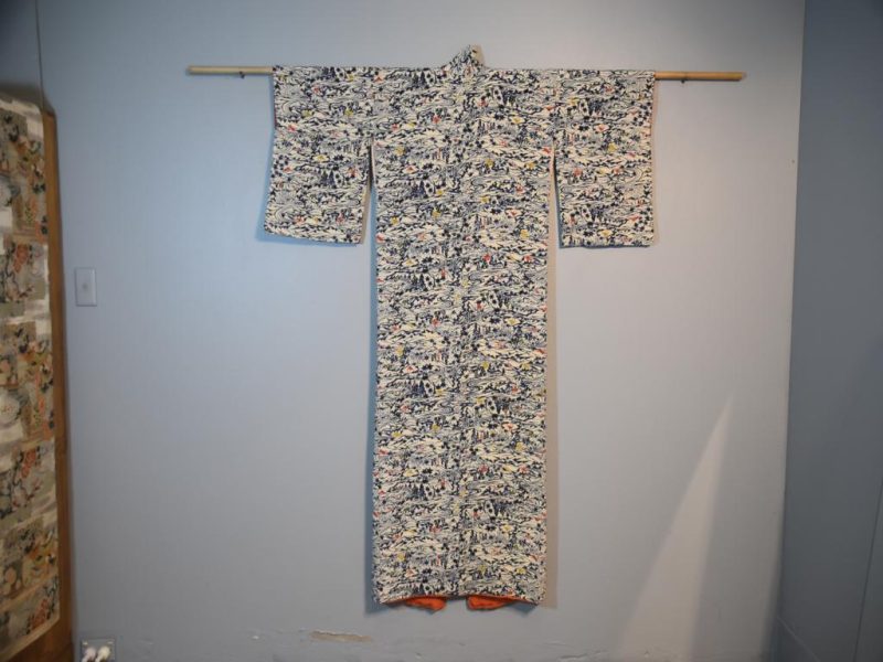 Japanese Vintage Silk Kimono