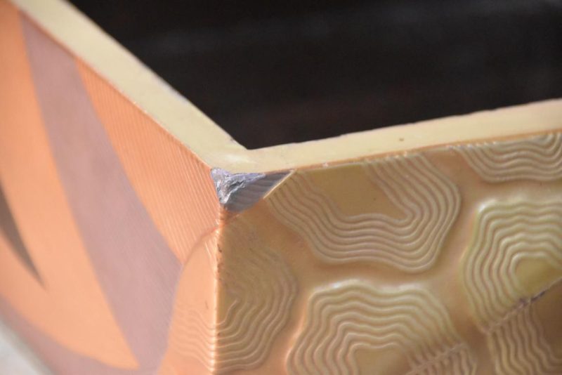 Maki-E Jubako Lacquer Box with a Turtle in Relief Width:270mm - Image 4